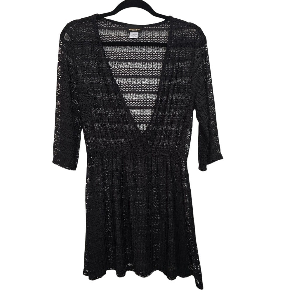Poolside Crochet Swim Coverup - Boho, Bohemian, Resortwear, ,